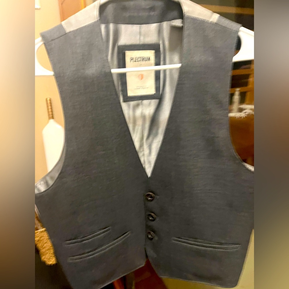 Charcoal Men's Suit Vest